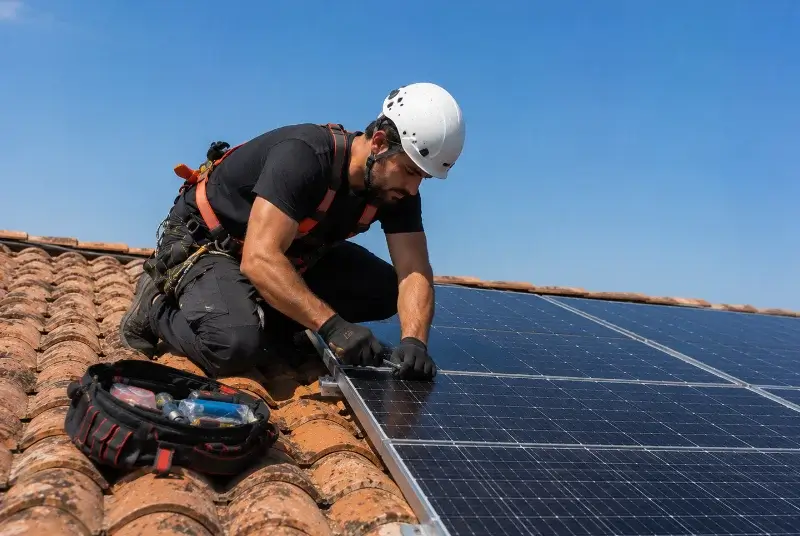 Maintenance et monitoring de panneaux solaires à Bouilhonnac