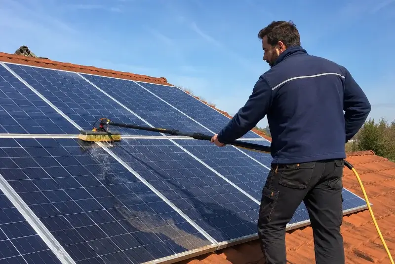 Nettoyage et entretien de panneaux solaires à Bouilhonnac