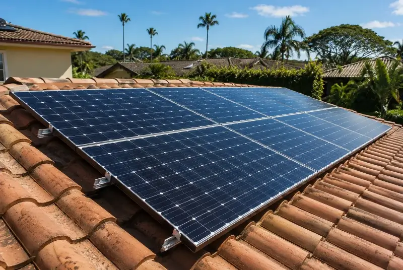 Installation de panneaux solaires à Bouilhonnac
